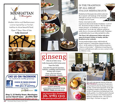 Peninsula Wine Country - Page 66